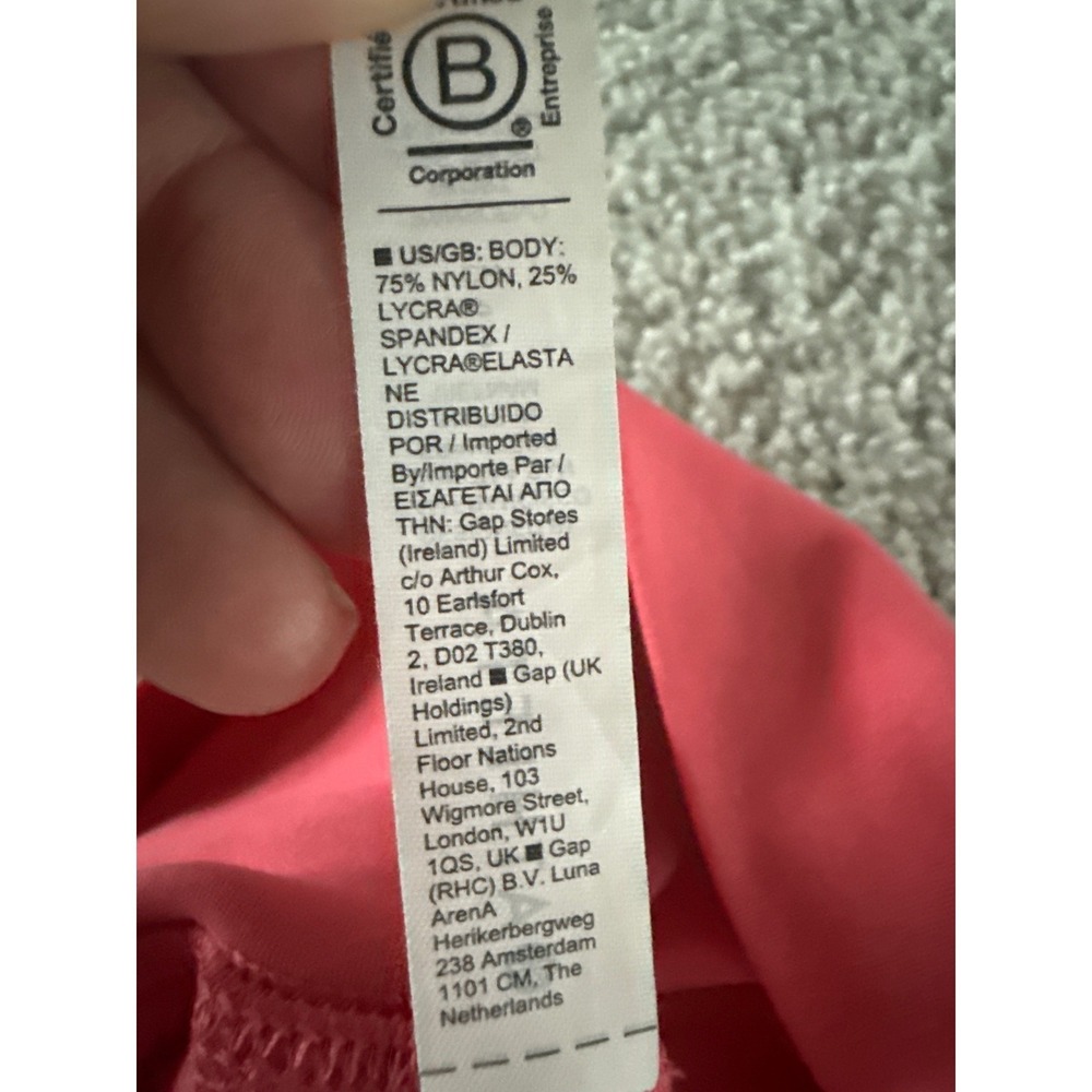 Athleta Transcend Skort Skirt Ruched Built in Shorts Coral Pink 837437 Small $79 - Picture 11 of 14